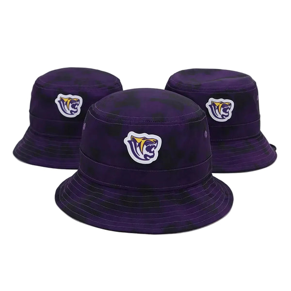 BENEDICT COLLEGE PURPLE TIGER CAMO NYLON BUCKET HAT– COSIGN1975 display picture 3