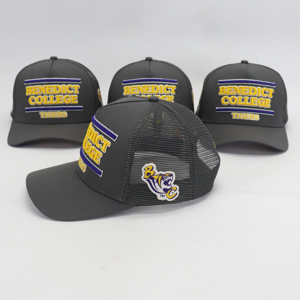 BENEDICT COLLEGE GREY TRUCKER HAT (HAT ONLY) FWF SS26 - COSIGN1975