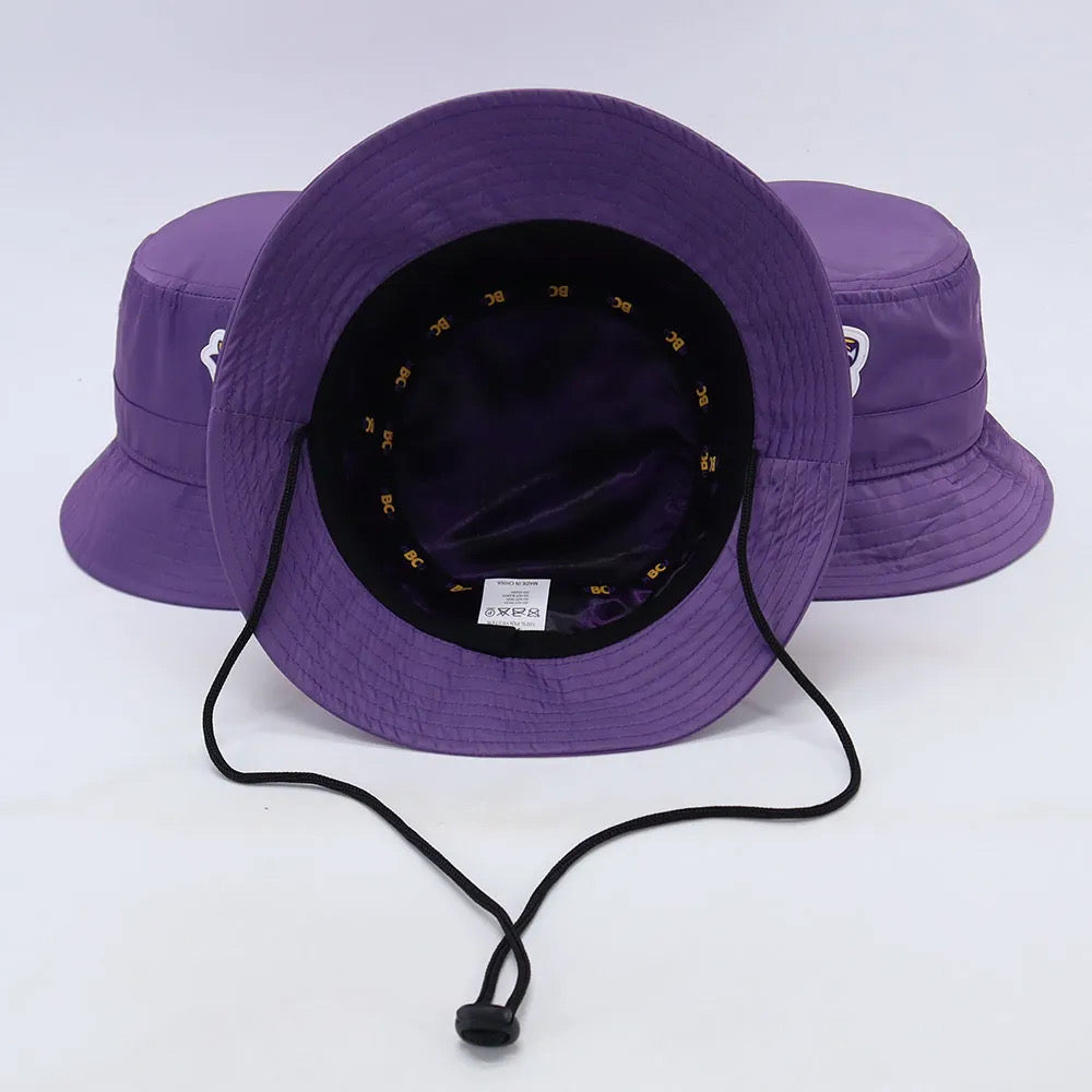 BENEDICT COLLEGE PURPLE NYLON BUCKET HAT