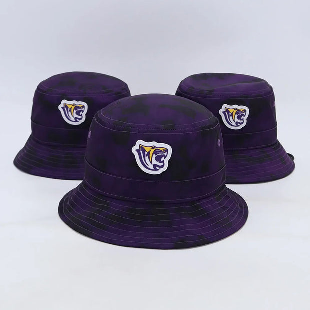 BENEDICT COLLEGE PURPLE TIGER CAMO NYLON BUCKET HAT - COSIGN1975