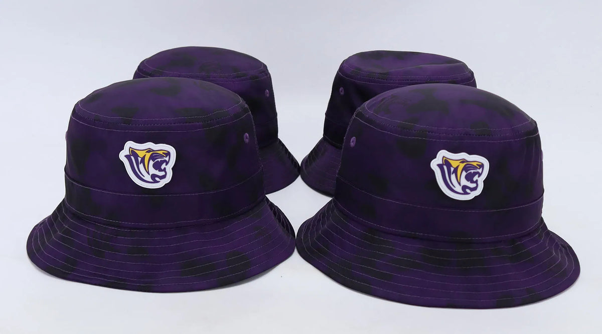 BENEDICT COLLEGE PURPLE TIGER CAMO NYLON BUCKET HAT