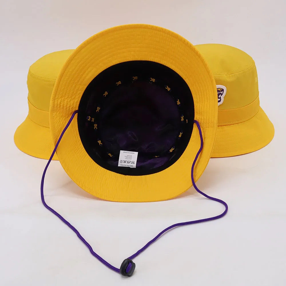 BENEDICT COLLEGE YELLOW NYLON BUCKET HAT