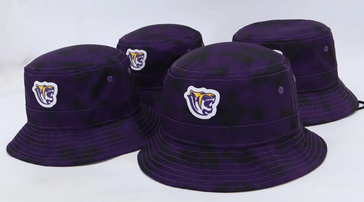 BENEDICT COLLEGE PURPLE TIGER CAMO NYLON BUCKET HAT