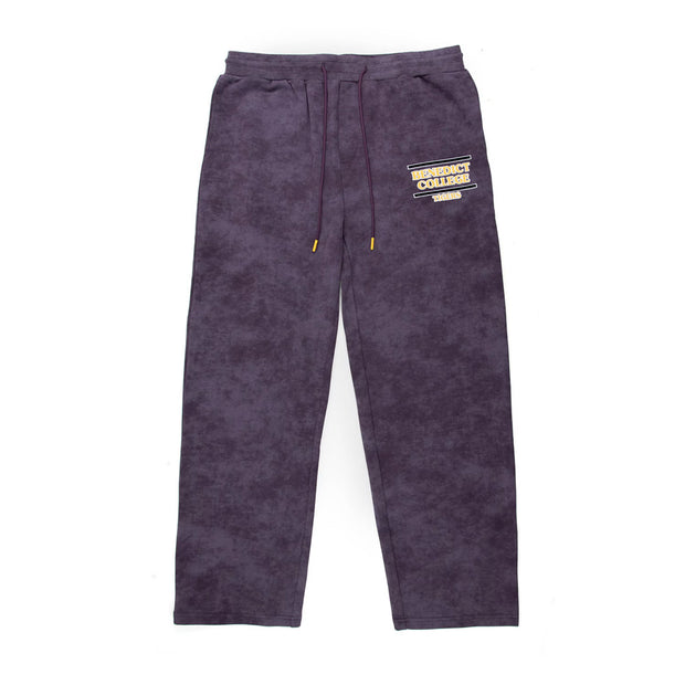 BENEDICT COLLEGE WASHED PURPLE PANTS OVERSIZED F/W 25