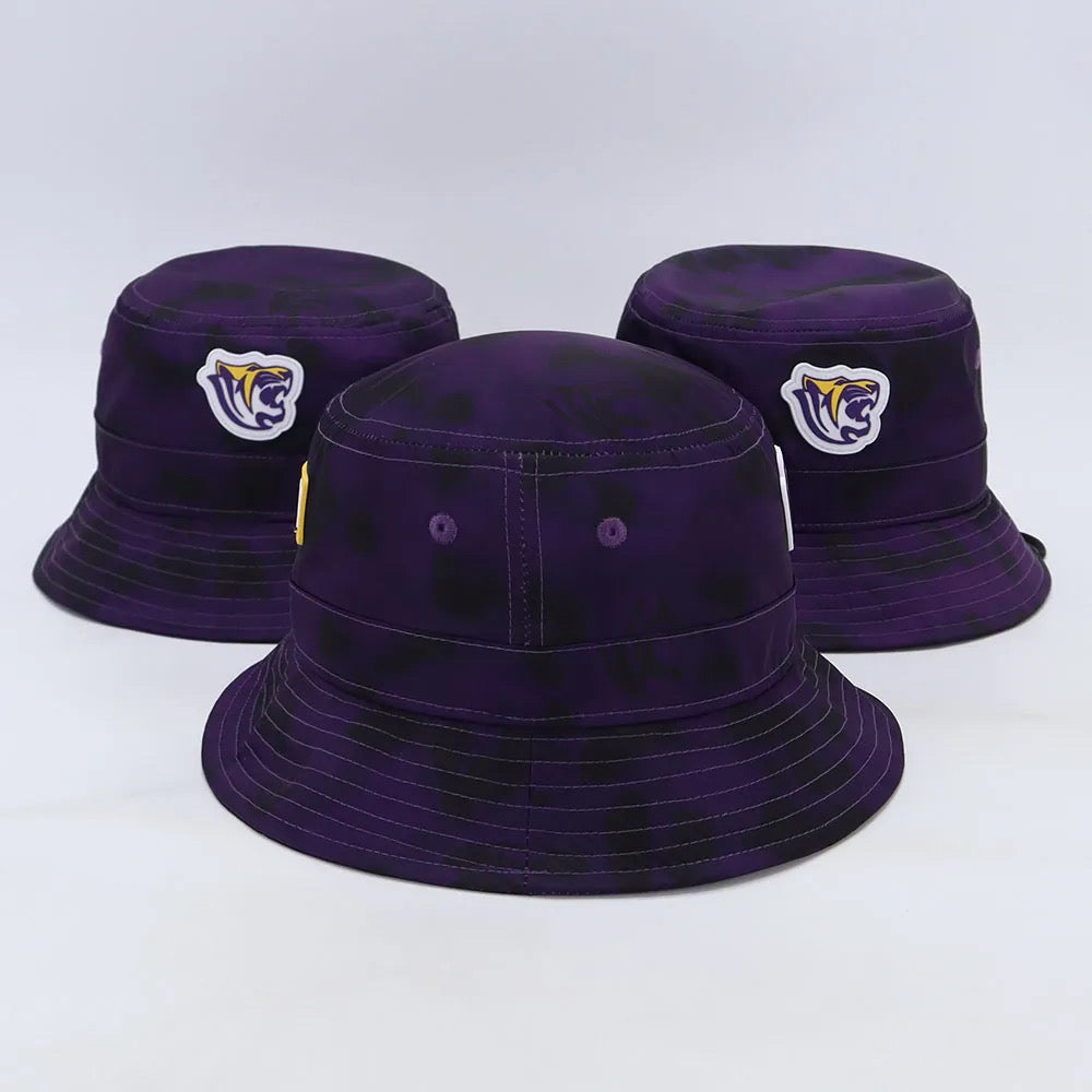 BENEDICT COLLEGE PURPLE TIGER CAMO NYLON BUCKET HAT