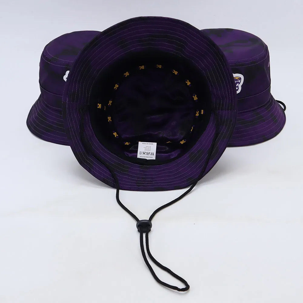 BENEDICT COLLEGE PURPLE TIGER CAMO NYLON BUCKET HAT