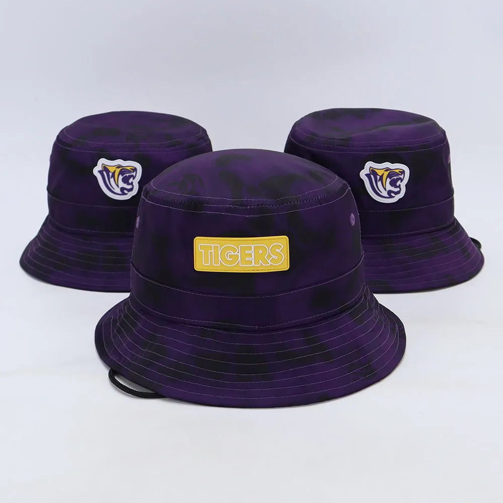 BENEDICT COLLEGE PURPLE TIGER CAMO NYLON BUCKET HAT