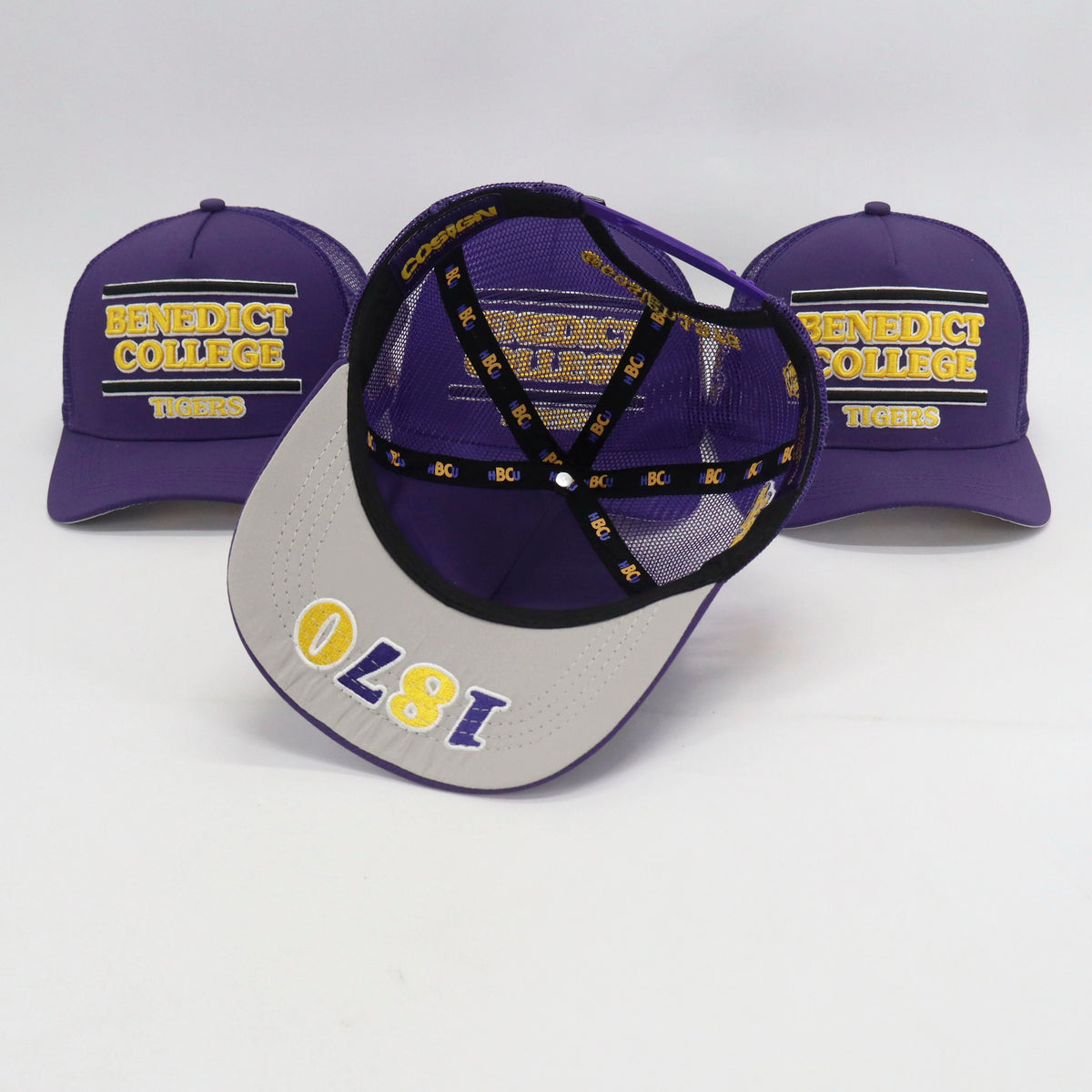 BENEDICT COLLEGE  PURPLE TRUCKER HAT (HAT ONLY)  FWF SS26 - COSIGN1975