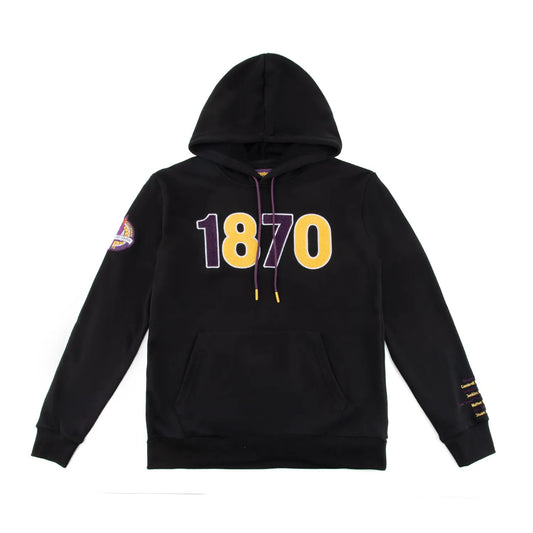BENEDICT COLLEGE 1870 BLACK CHENILLE HOODIE - COSIGN1975