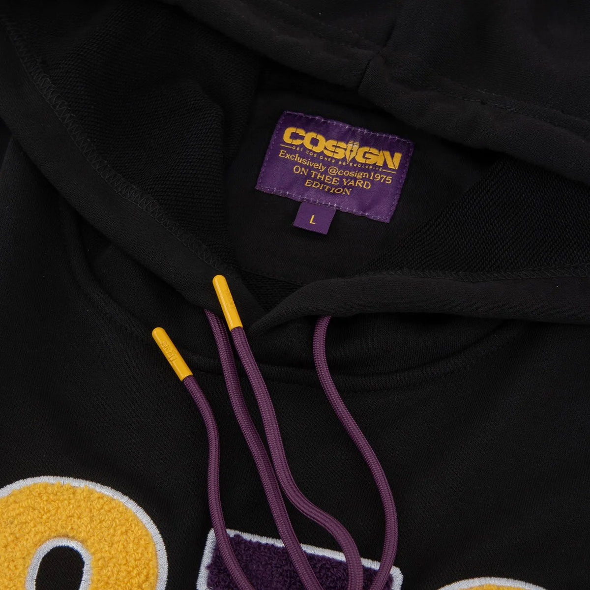 BENEDICT COLLEGE 1870 BLACK CHENILLE HOODIE