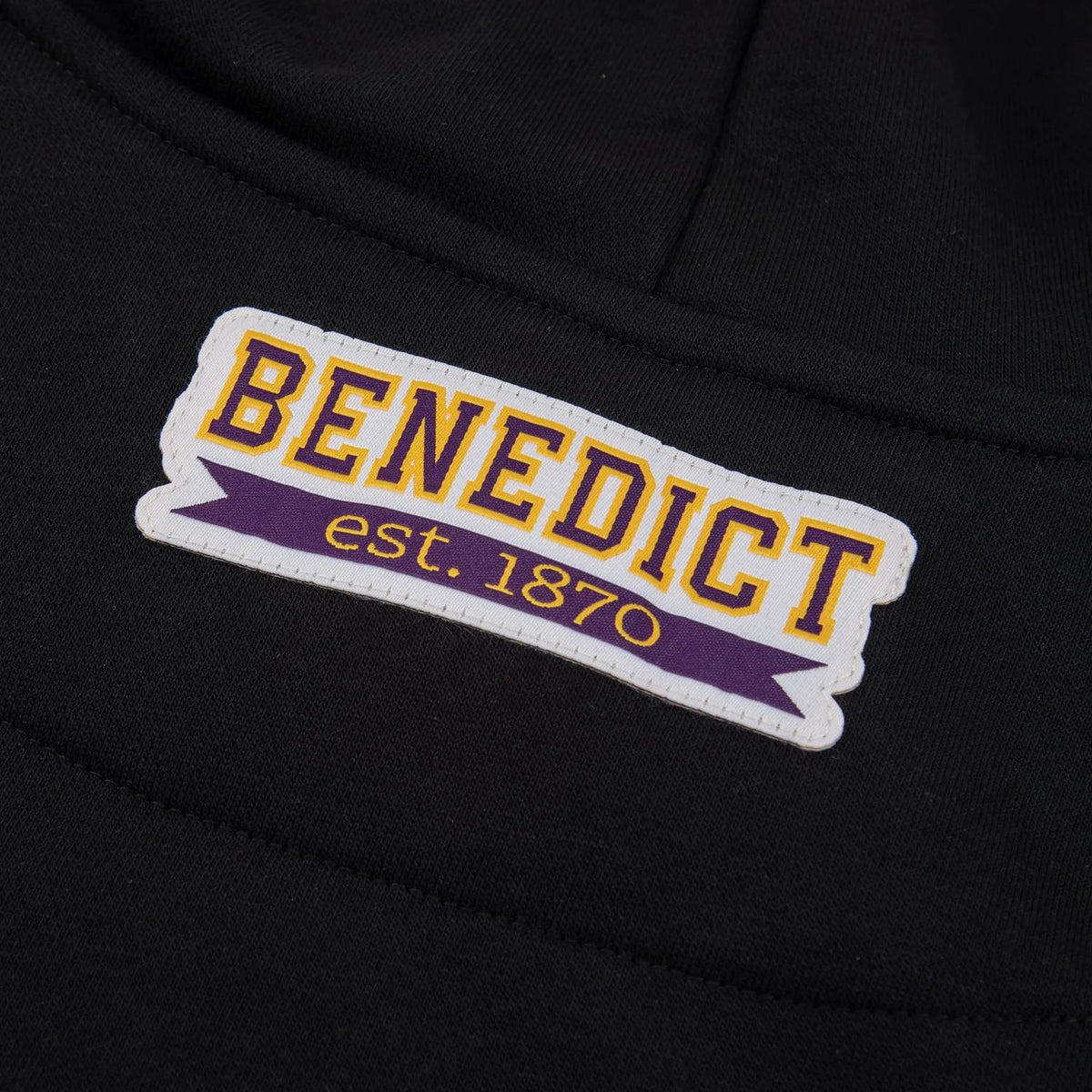 BENEDICT COLLEGE 1870 BLACK CHENILLE HOODIE