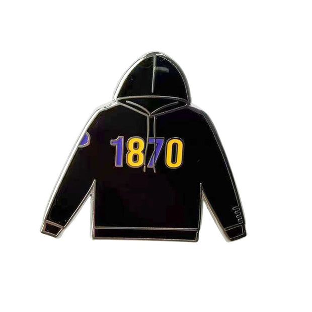 BENEDICT COLLEGE LAPEL PIN (1870 HOODIE) NIGHT GLOW - COSIGN1975