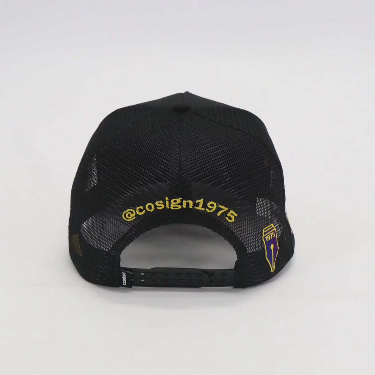 BENEDICT COLLEGE  BLACK TRUCKER HAT COLLECTORS ITEM FWE S26 - COSIGN1975