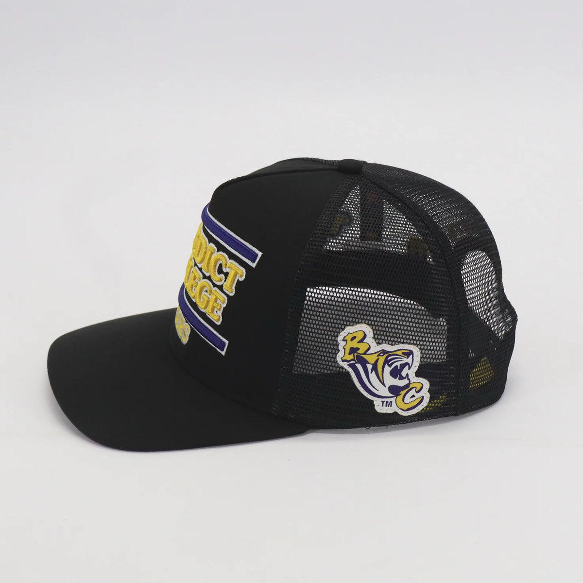 BENEDICT COLLEGE  BLACK TRUCKER HAT COLLECTORS ITEM FWE S26 - COSIGN1975