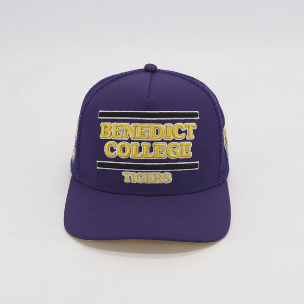 BENEDICT COLLEGE  PURPLE TRUCKER HAT COLLECTORS ITEM FWE S26 - COSIGN1975