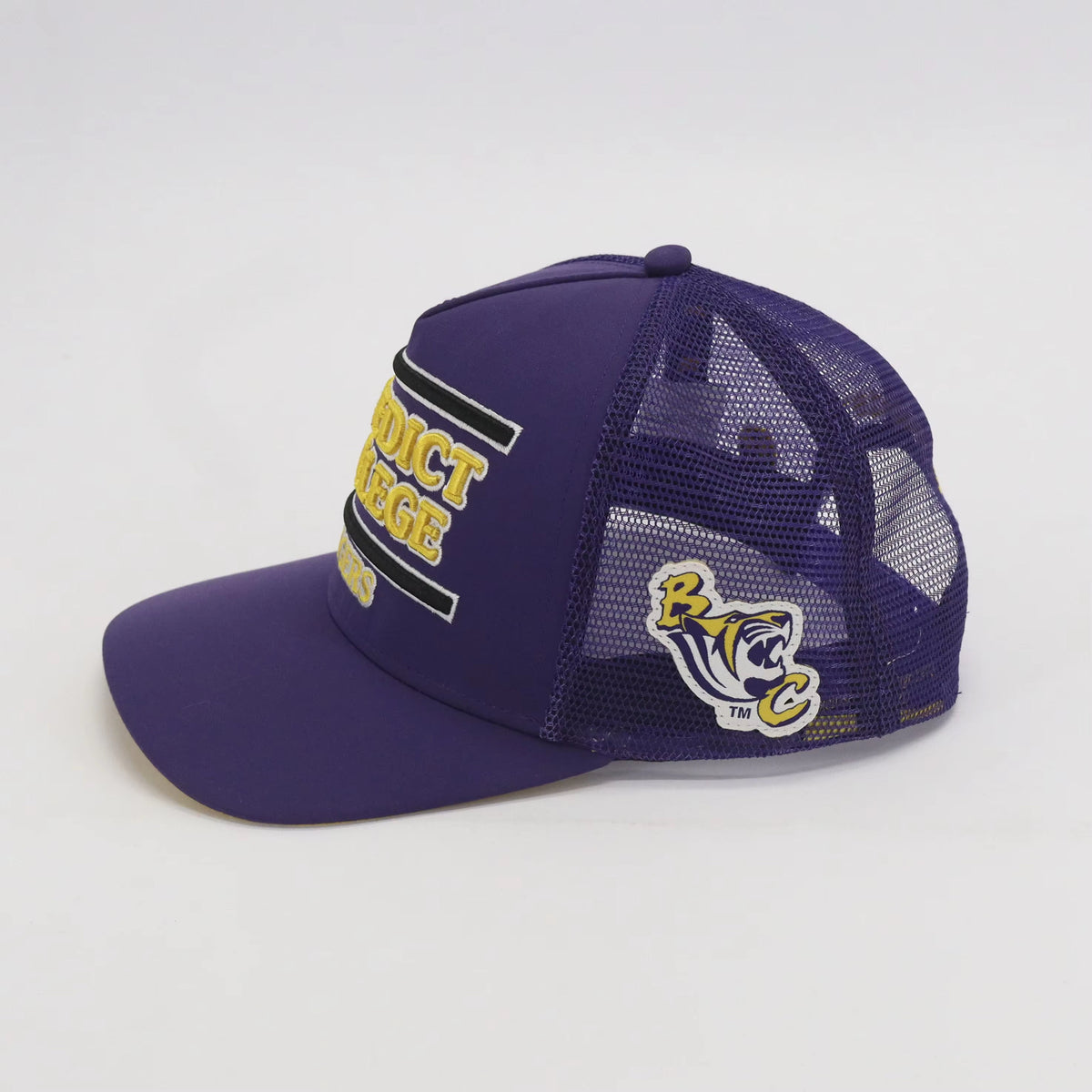 BENEDICT COLLEGE  PURPLE TRUCKER HAT COLLECTORS ITEM FWE S26 - COSIGN1975