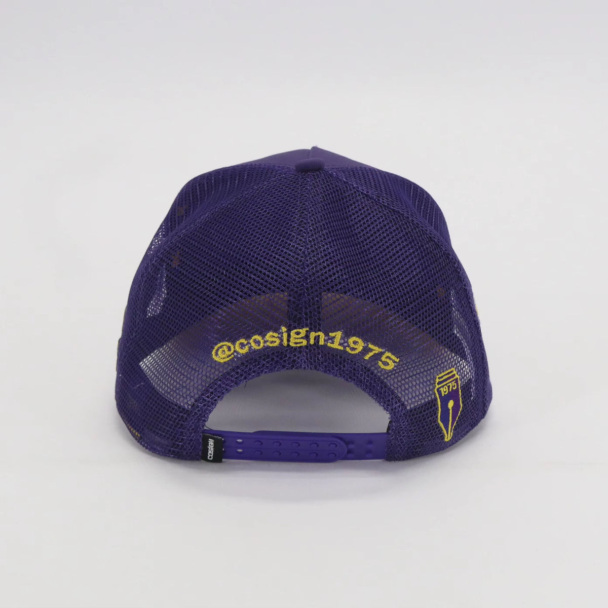 BENEDICT COLLEGE  PURPLE TRUCKER HAT COLLECTORS ITEM FWE S26 - COSIGN1975