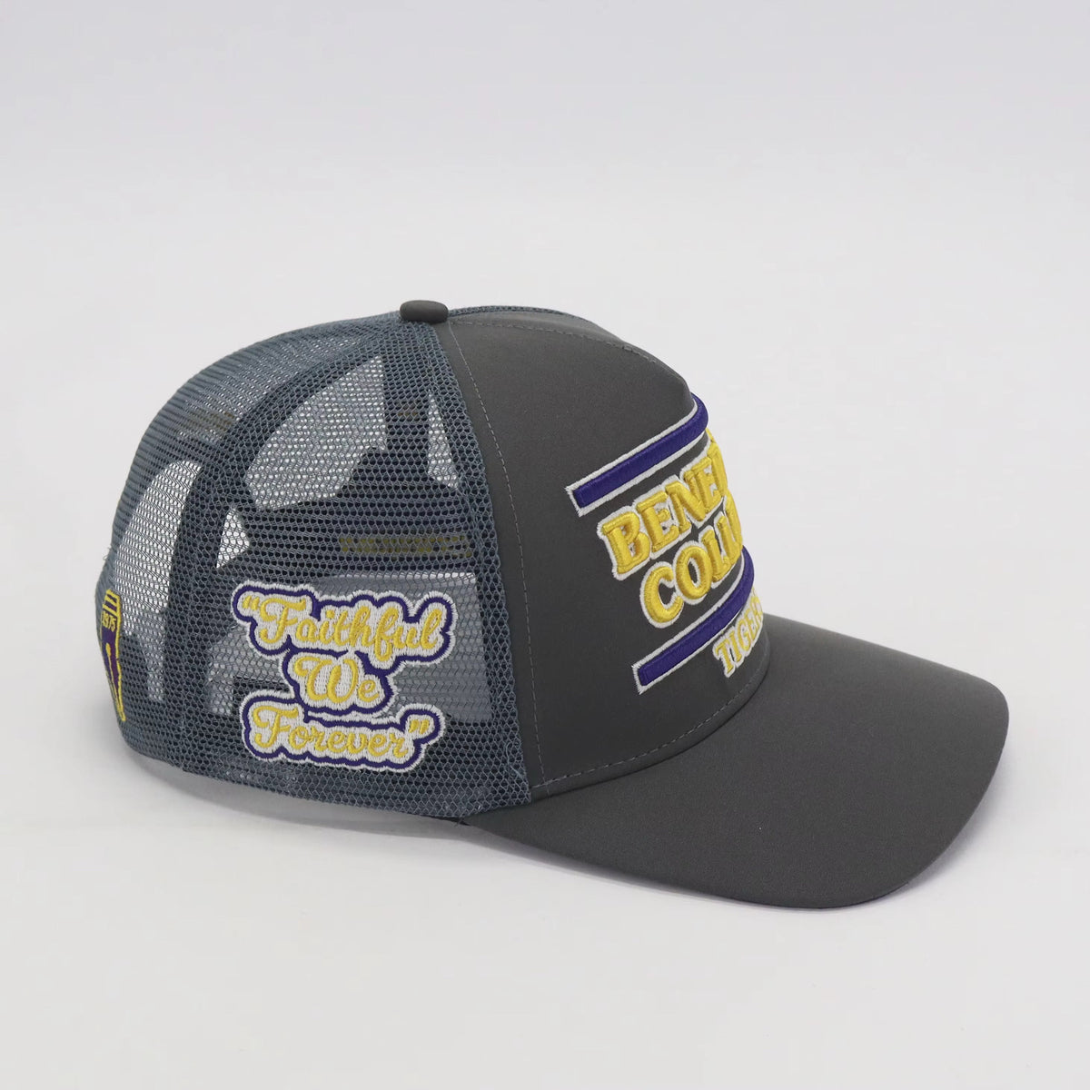 BENEDICT COLLEGE GREY TRUCKER HAT COLLECTORS ITEM FWE S26 - COSIGN1975