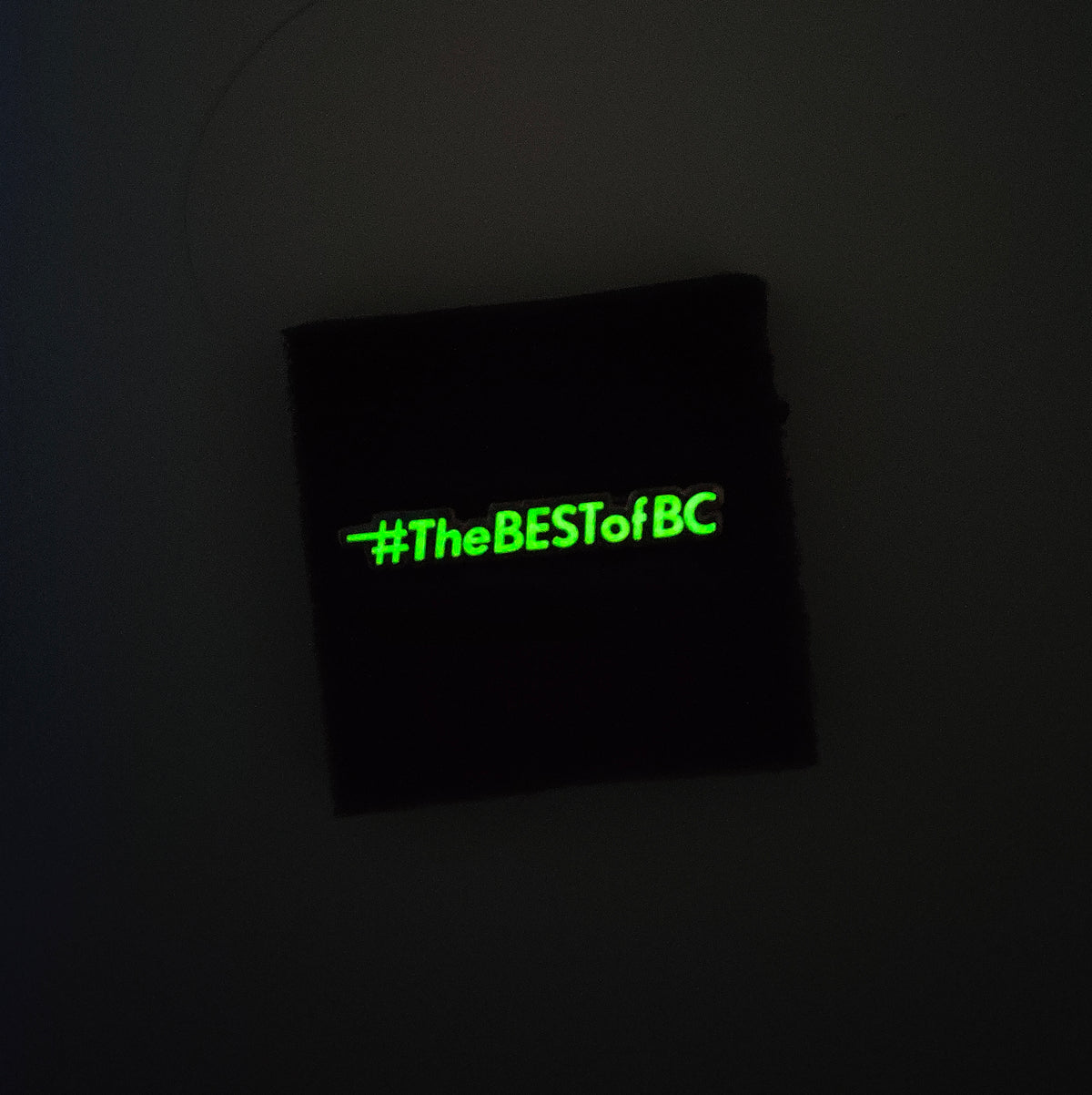 BENEDICT COLLEGE LAPEL PIN (BEST OF BC LOGO) NIGHT GLOW - COSIGN1975