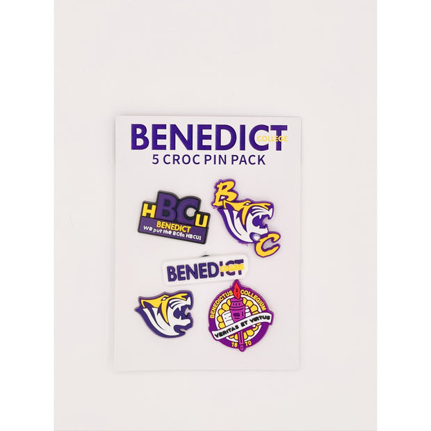 Benedict College 5 Croc Pin Set