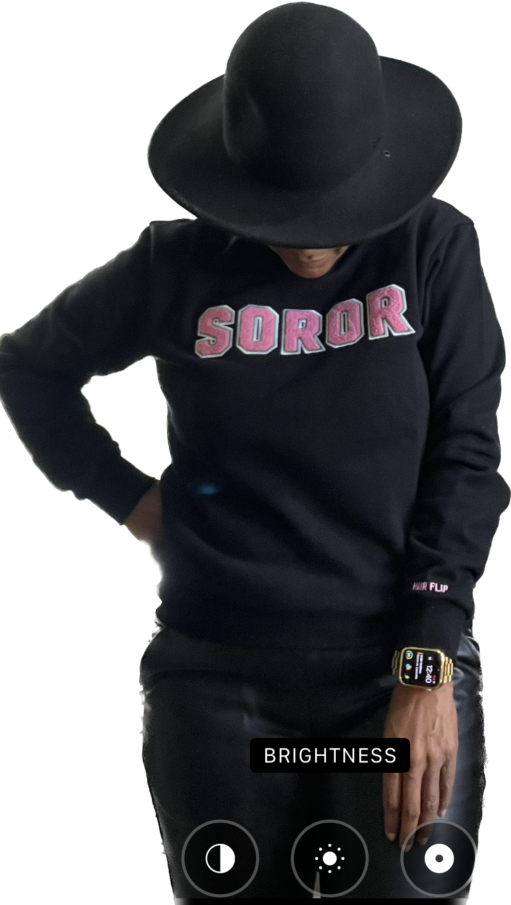 RED/WHITE AND BLACK HOODIE