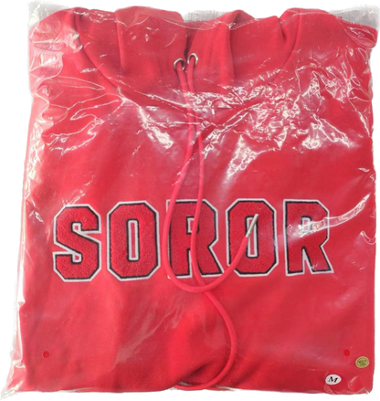 RED/WHITE AND BLACK HOODIE - COSIGN1975