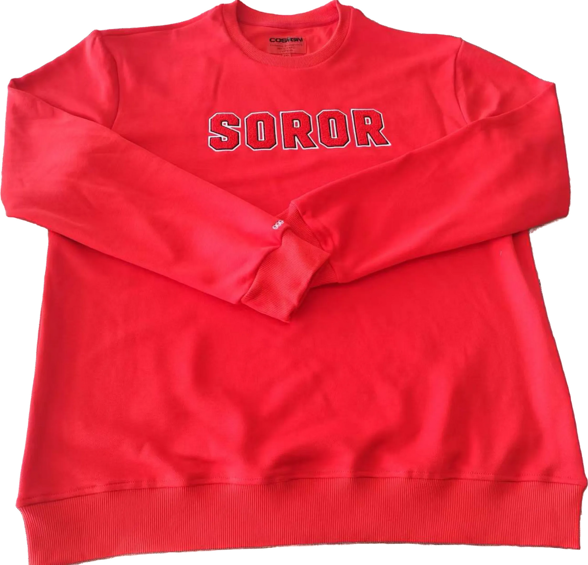RED/WHITE AND BLACK CREWNECK - COSIGN1975