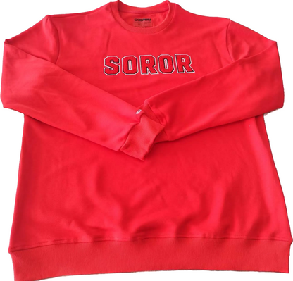 RED/WHITE AND BLACK CREWNECK - COSIGN1975